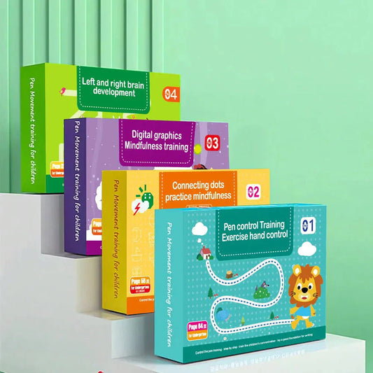 Magic Tracing Book ( 64 pages + 2 Pen & 1 Eraser )