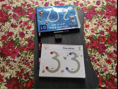 Magic Tracing Book ( 64 pages + 2 Pen & 1 Eraser )
